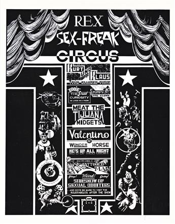 REX (DATES UNKNOWN) Armageddon and Sex Freak Circus.